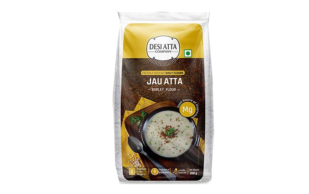 Desi Atta Jau Atta (Barley Flour)    Pack  200 grams